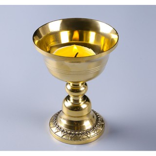 Bầu Chân Đế Cao (C11) để đèn Nến Bơ cho những nơi thiêng liêng cúng kiếng như bàn thờ, nhà chùa, nhà đền, bày trận pháp.