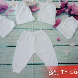 Quần dài sơ sinh ống bo cho bé