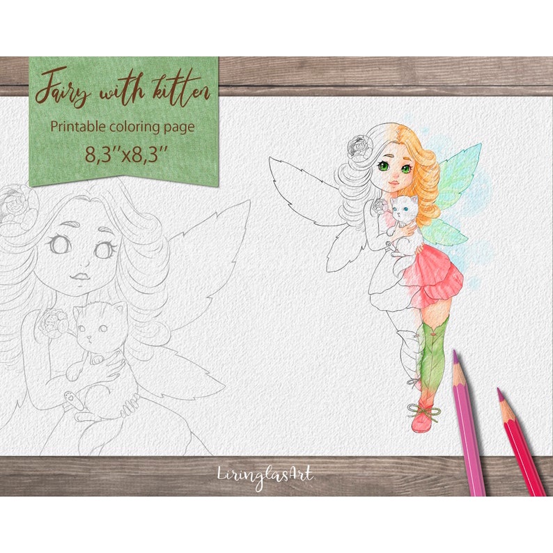 Line art tranh tô màu combo 5tranh giấy dầy đẹp