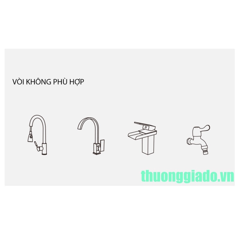 Đầu vòi nước tăng áp Xiaomi diiib DXSZ001-1, 2 chế độ phun nước linh hoạt