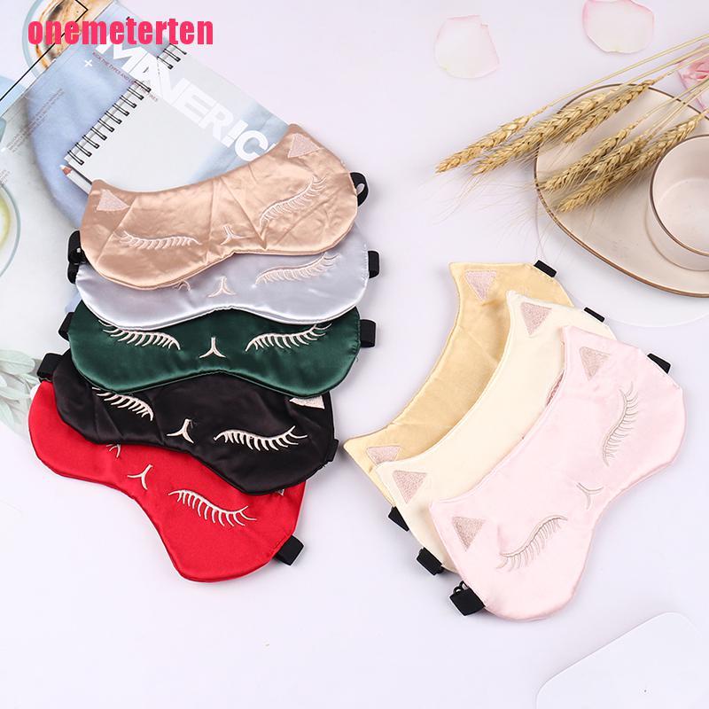 Mặt Nạ Che Mắt Ngủ Bằng Lụa Mềm Giúp Thư Giãn Khi Đi Du Lịch