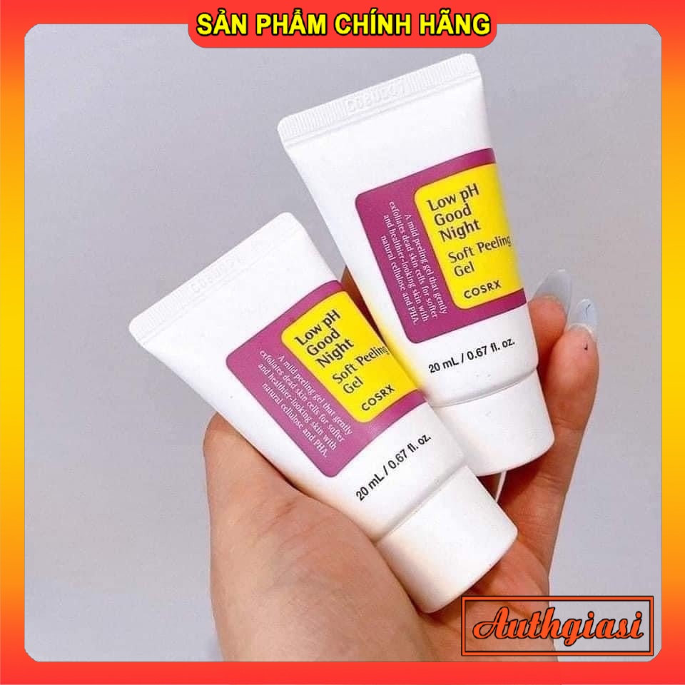 Tẩy da chết COSRX Low pH Good Night Soft Peeling Gel dịu nhẹ cho làn da nhạy cảm 20ml