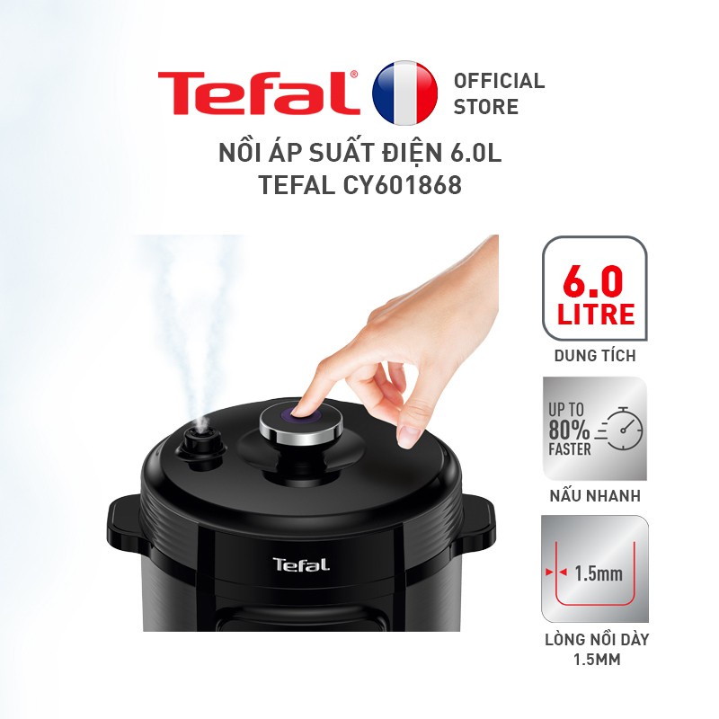 Nồi áp suất điện Tefal Home Chef 6.0L CY601868