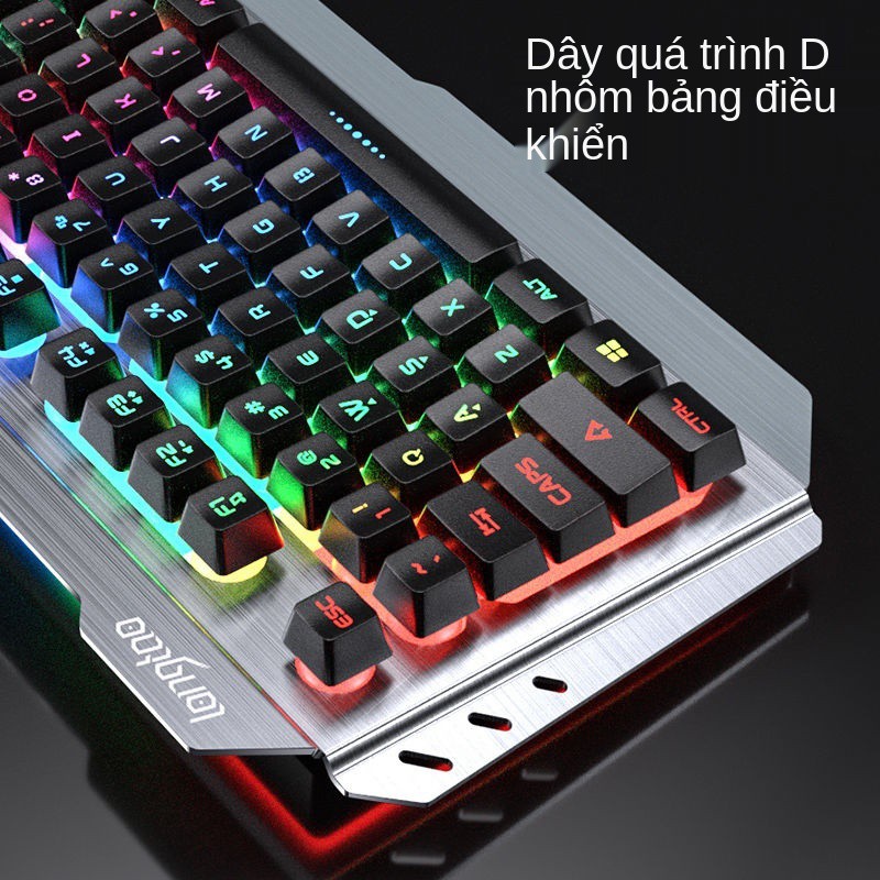 Tay máy thực thụ cảm nhận bàn phím và chuột bộ tai nghe chơi game ba mảnh có dây trò tính văn phòng hai | BigBuy360 - bigbuy360.vn