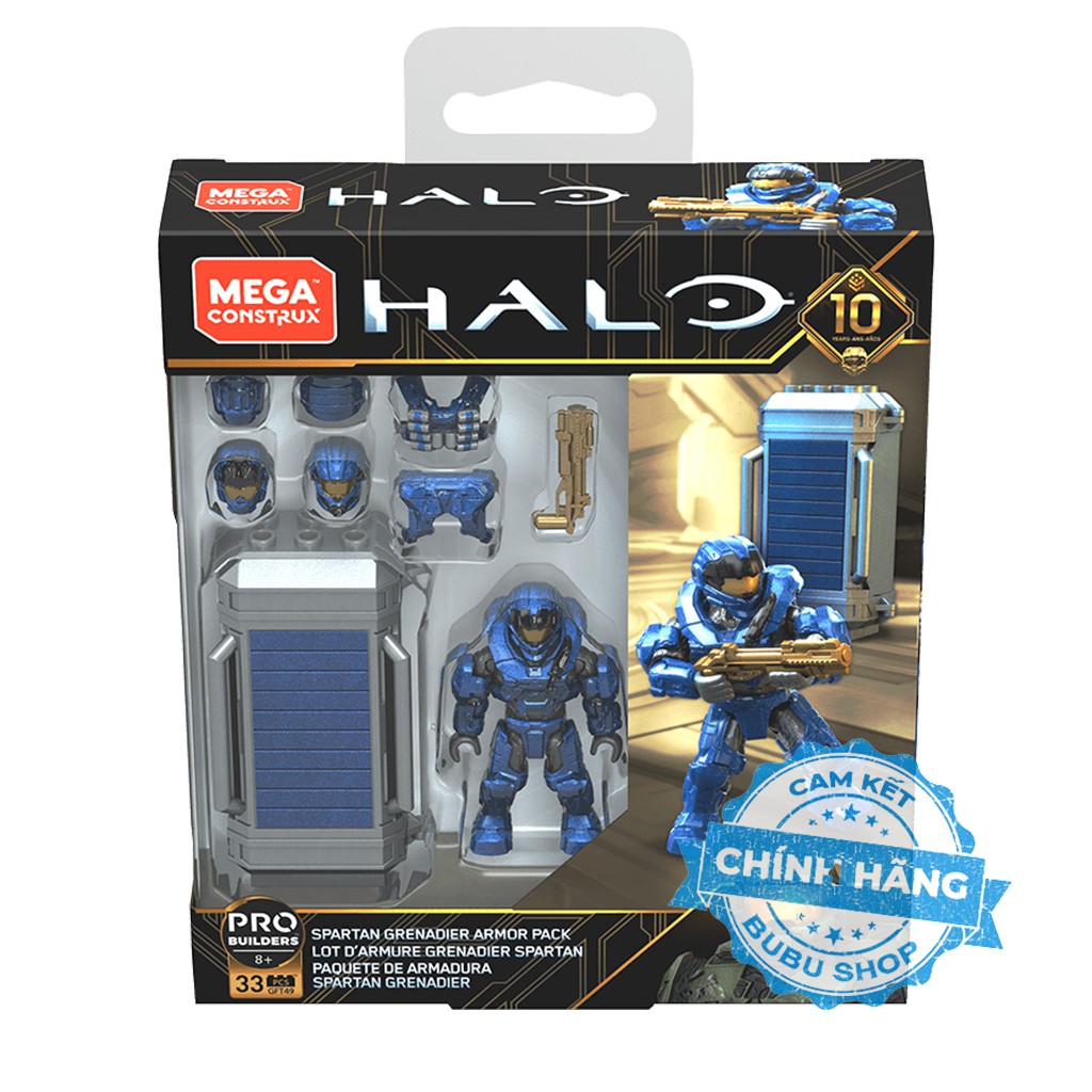 Mega Construx Halo Spartan Armor Pack - Bộ xếp hình Mega Construx