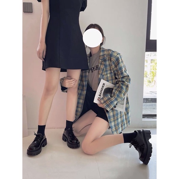 Giầy bốt đế cao cổ thấp/cá tính