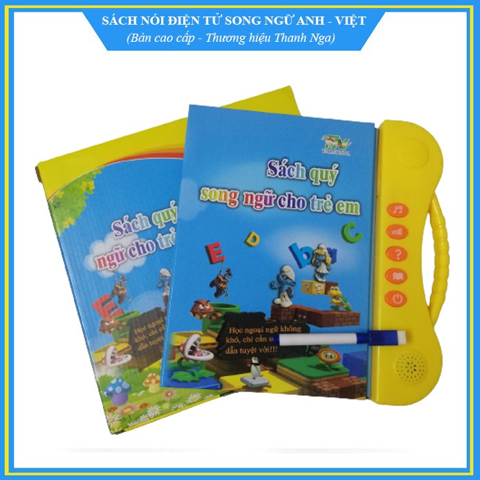 Sách quý song ngữ cho trẻ em tiếng Anh + Việt - Bản nâng cấp (chính hãng)