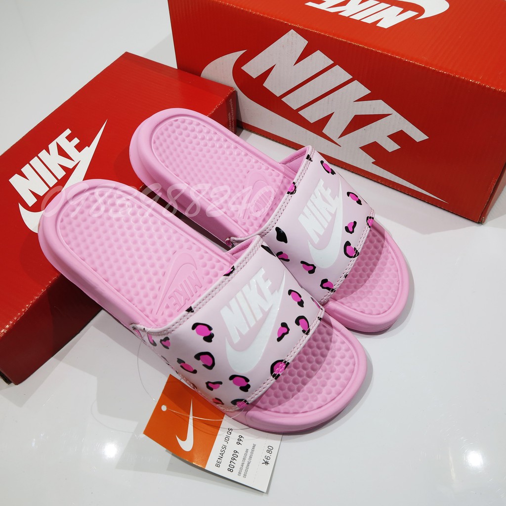 Dép Nike Nk quai ngang hoạt hình, báo đốm hot trend unisex nam nữ loại 1 cao cấp, tem size in nhiệt, tặng kèm hộp hãng.