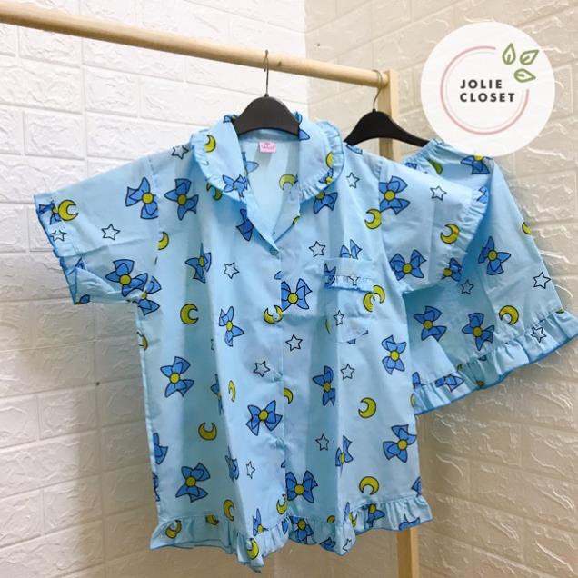 Bộ Ngủ Pijama Thái Lan Form Rộng Hình Nơ