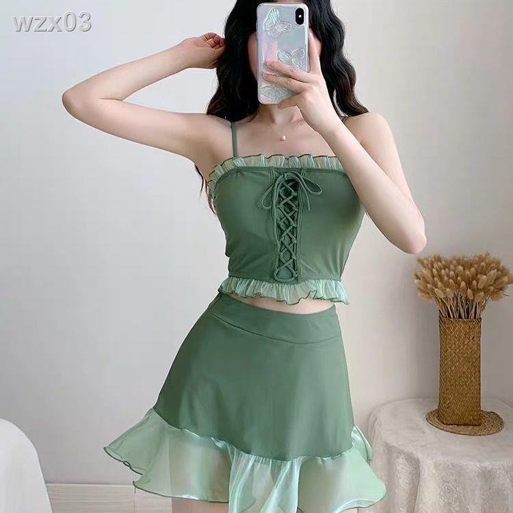 Cô gái 2020 áo tắm mới nữ mảnh bikini xẻ tà tiên sinh fan hâm mộ bảo thủ sexy nội y Hàn Quốc | BigBuy360 - bigbuy360.vn
