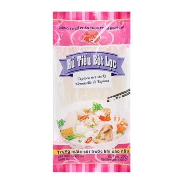 Hủ tiếu bột lọc Bích Chi 200g