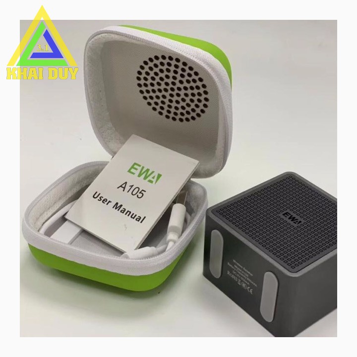 Loa Bluetooth Hãng EWA A105 Mini Siêu Nhỏ Bỏ Túi Dễ Dàng Công Suất Lớn Pin Trâu Nghe Nhạc Vô Tư