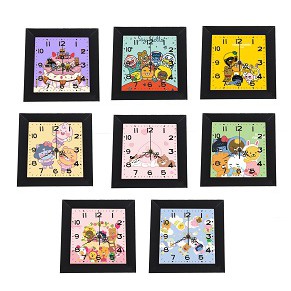 Đồng hồ treo tường kakao dạng khung ảnh 13x13 cm DHTI7 đồng hồ cute dễ thương
