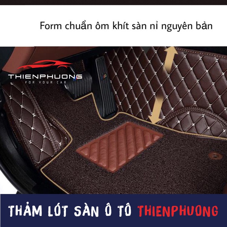 Thảm lót sàn ô tô 6d cao cấp cho xe Mitsubishi Attrage da Pu không mùi, chống thấm nước