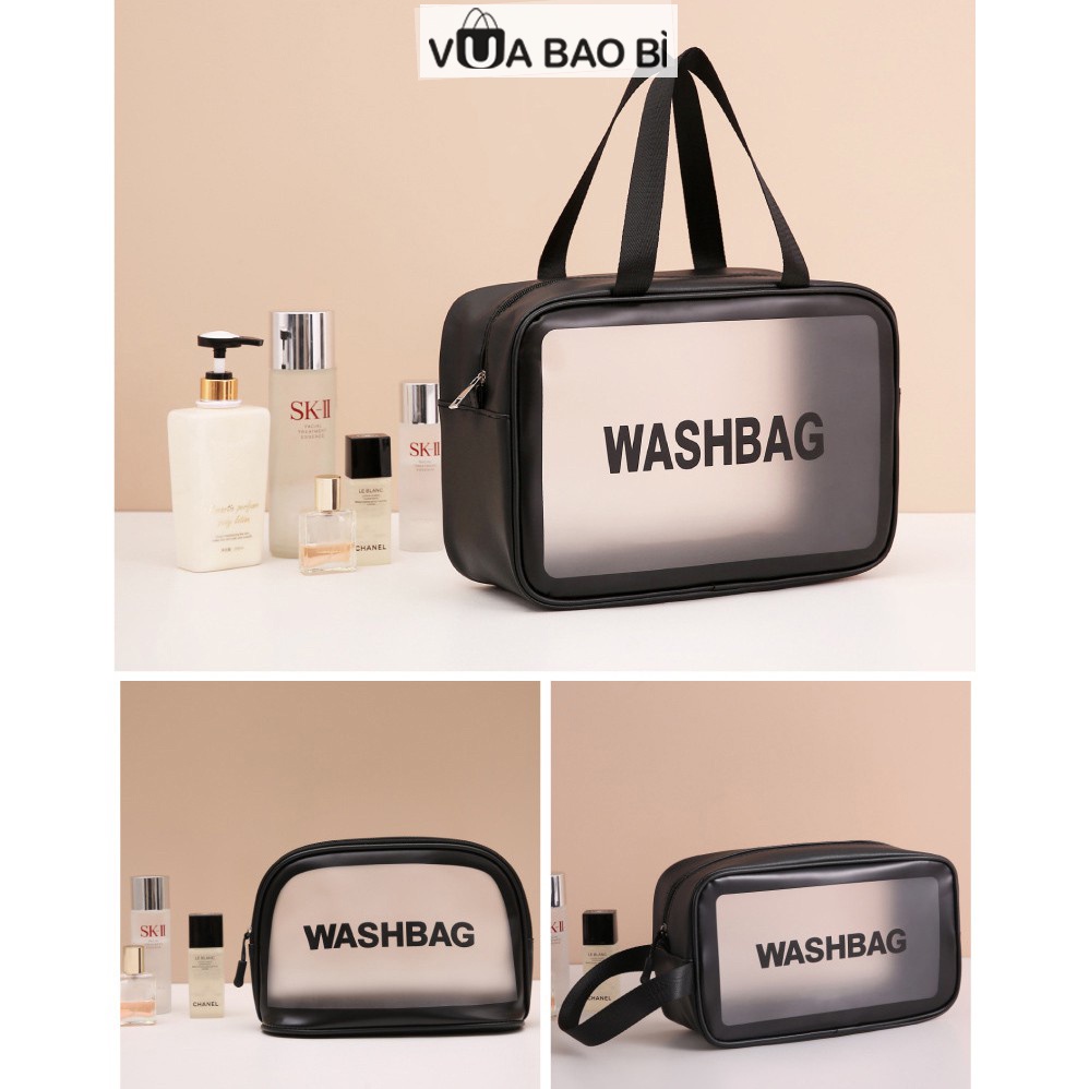 Túi đựng mỹ phẩm đi du lịch trong suốt Wash Bag, Túi đựng chống thấm nước đa năng