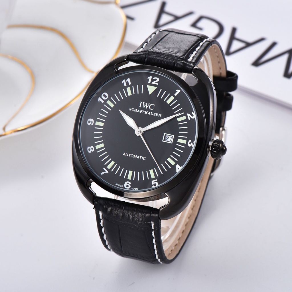 Đồng Hồ Đeo Tay Dây Da Thời Trang Sang Trọng Cho Nam