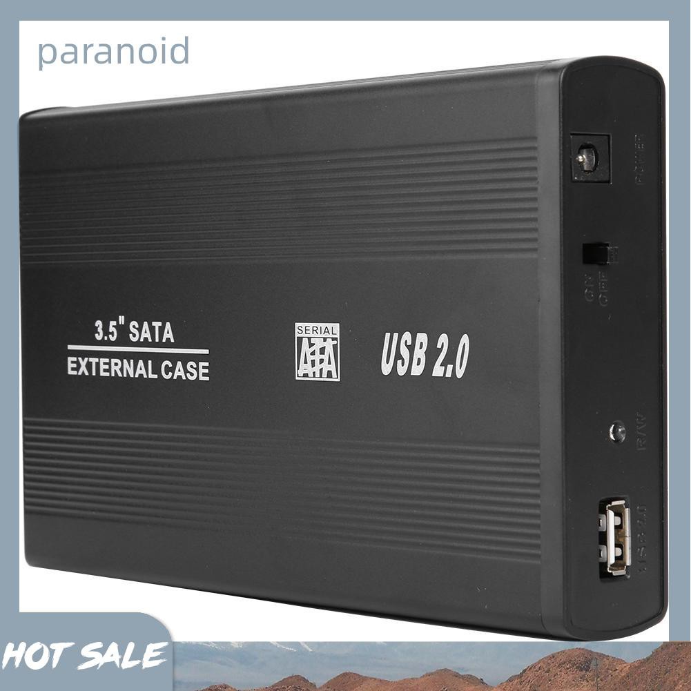 Hộp Đựng Ổ Cứng Ngoài 3.5 inch SATA Sang USB2.0 | BigBuy360 - bigbuy360.vn