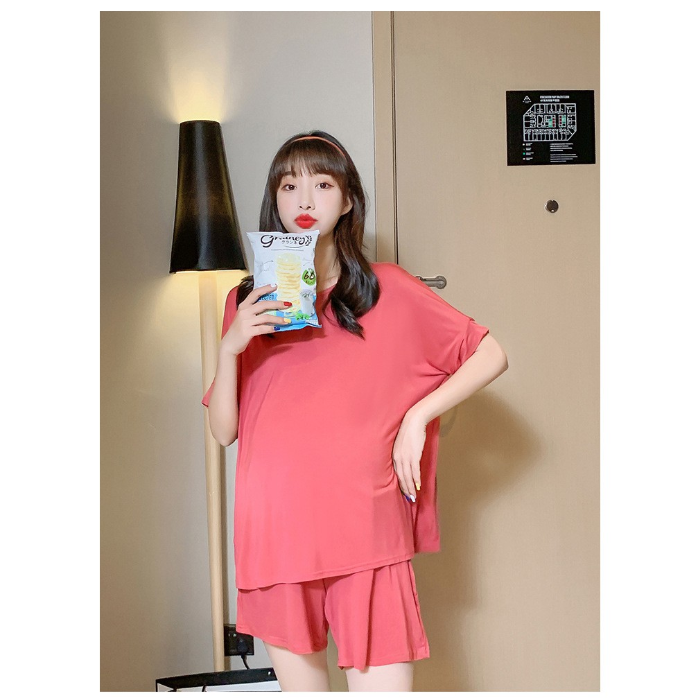 Set Áo Quần Bầu Bộ Bầu-SAQ59 Chất Cotton Lạnh Siêu Mát