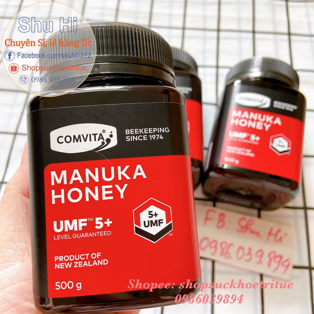 Mật ong Manuka Comvita 5+ 500g Úc - Comvita UMF 5+ Manuka Honey