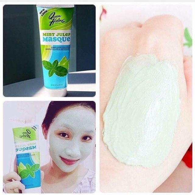 Mặt Nạ Queen Helene Mint Julep Masque, Giảm Tiết Dầu, Giảm Mụn - Amora Skinlab