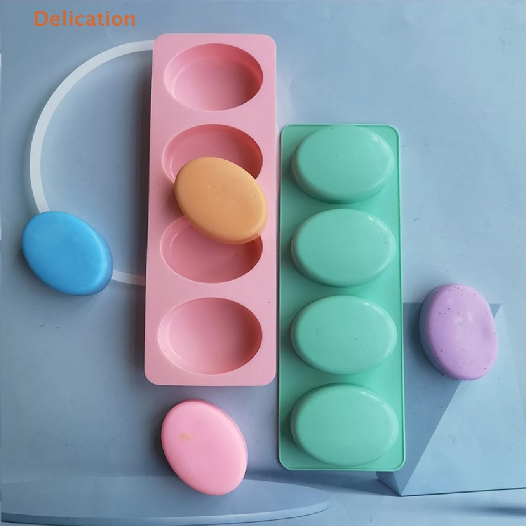 Khuôn Silicone Làm Xà Phòng 4 Ngăn Tiện Dụng