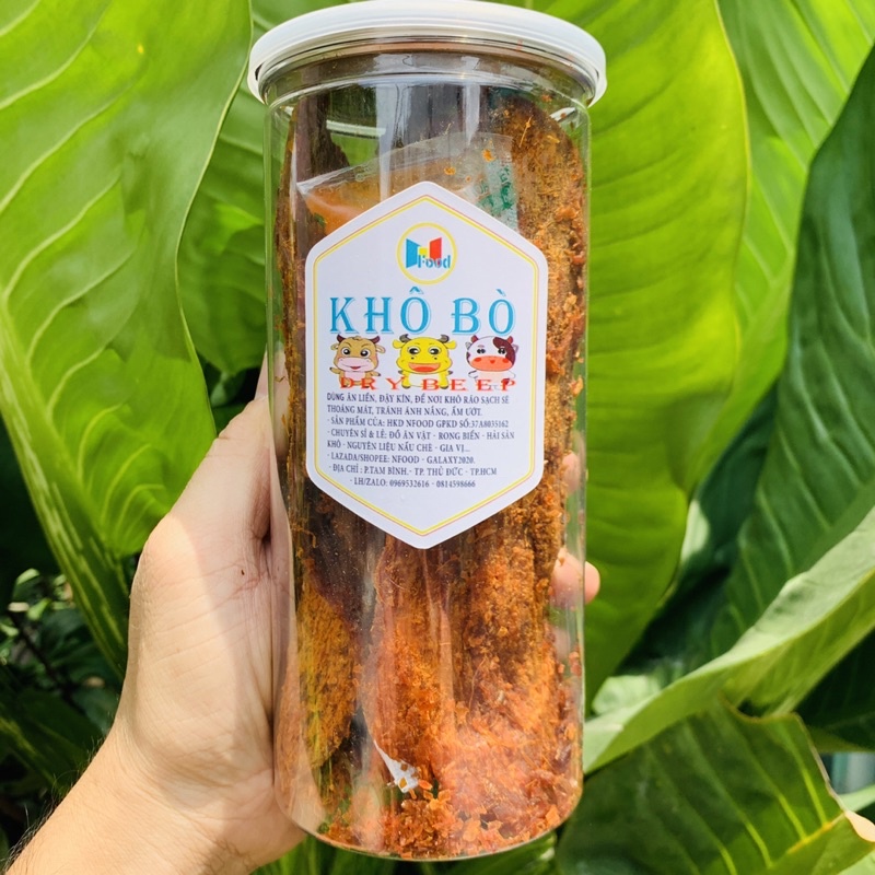Khô Bò Miếng - Khô Bò Hồng Ngự  thơm ngon đậm vị