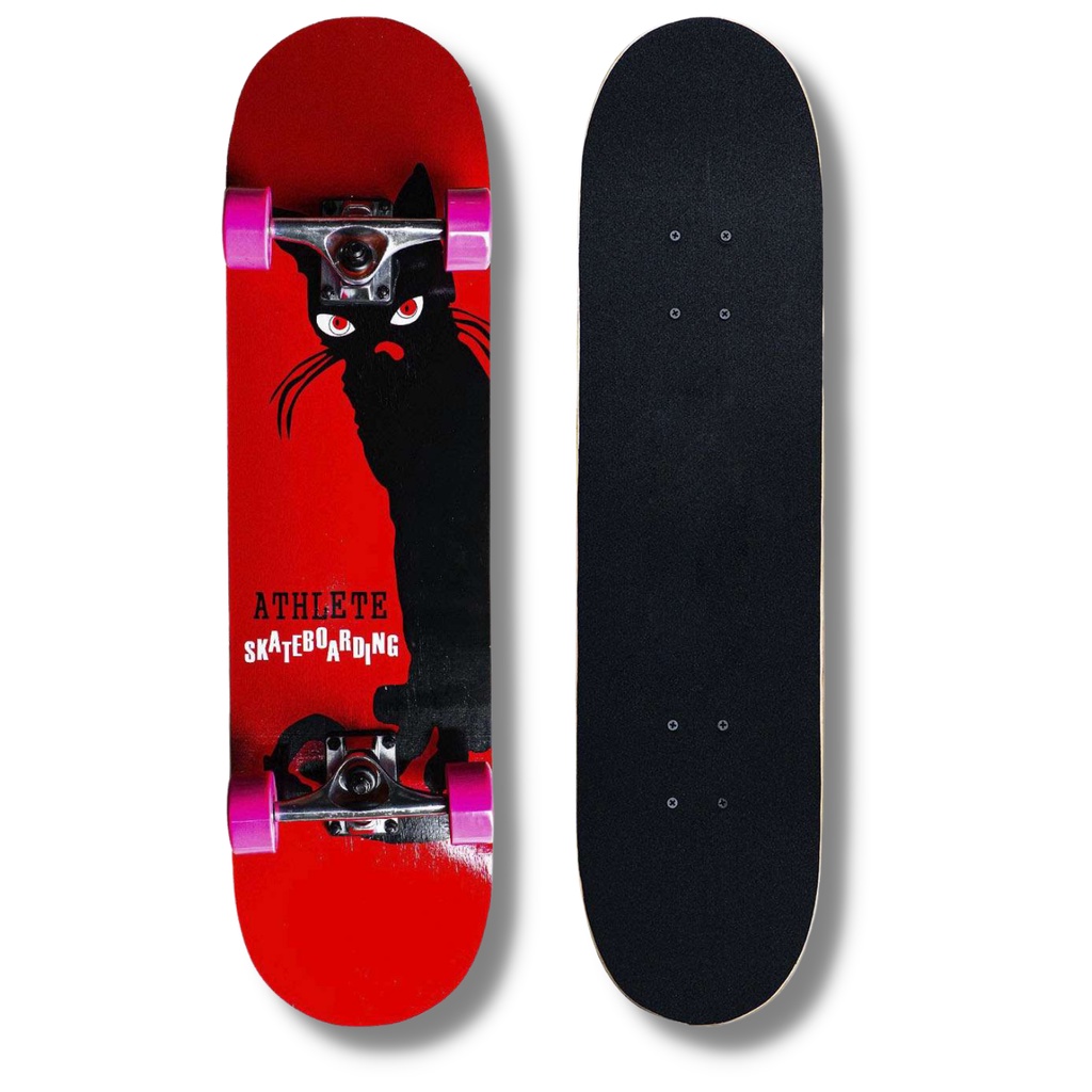 Ván Trượt Skateboard [Cougar Skateboard 950] - Mặt Nhám Chống Trơn Trượt Siêu Tốt, In Hình Độc Đáo