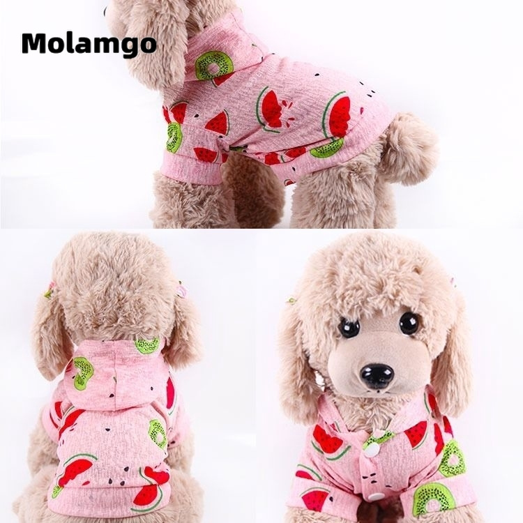 Bộ Đồ Thời Trang Kẻ Sọc Thiết Kế Dễ Thương Cho Thú Cưng