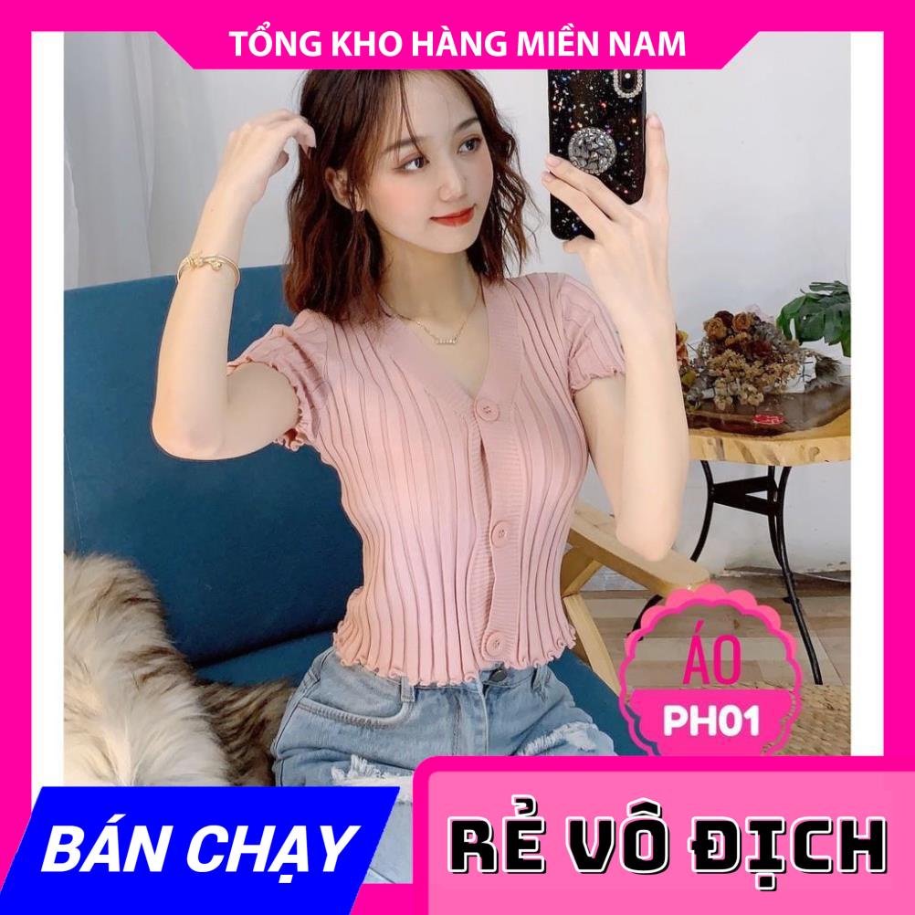 ÁO LEN CÚC TO PH01 ❤CÓ ẢNH THẬT❤ ÁO LEN CROPTOP ❤ ÁO KIỂU NỮ