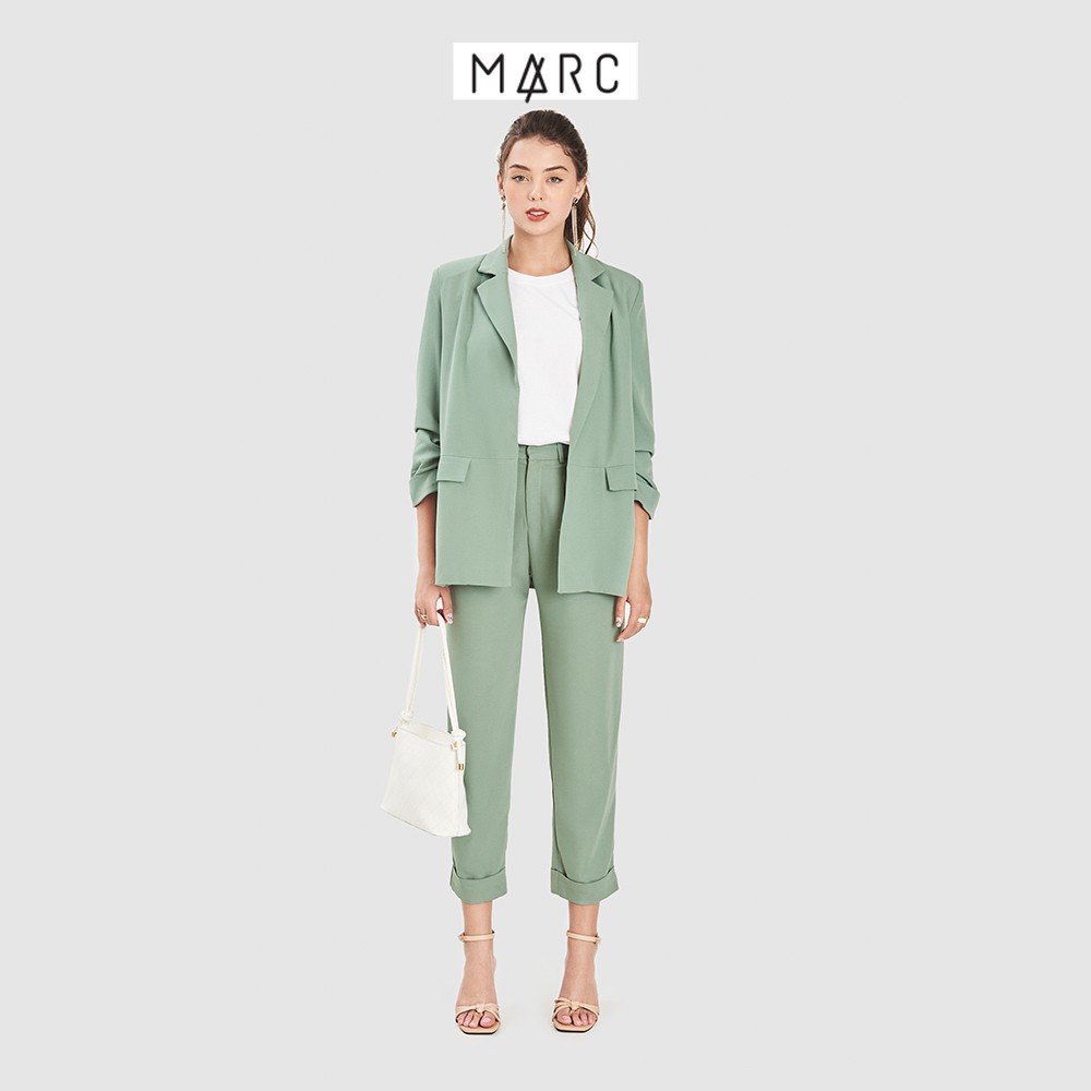 Quần nữ MARC FASHION baggy nhấn ly trước lật lai
