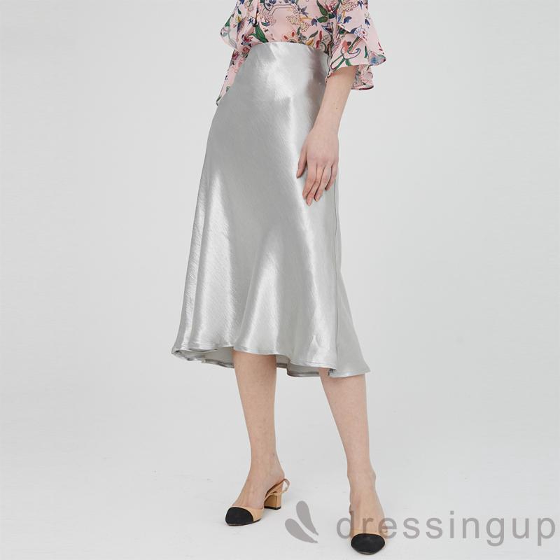 Chân váy satin thời trang cho nữ | BigBuy360 - bigbuy360.vn