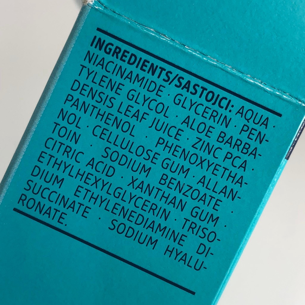 Serum Balea Niacinamide Zinc sáng trắng da se khít lổ chân lông