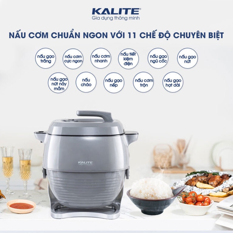 [Mã ELHADEV giảm 4% đơn 300K] Nồi cao tần vũ trụ Kalite Galaxy chiên xào đa năng dung tích 6L công suất 2000W