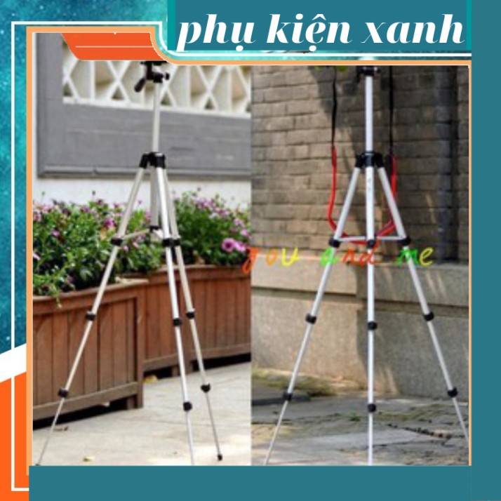 Gậy tripod 3 chân làm giá đỡ điện thoại ( mua 2 tặng 1 kệ đỡ mini)