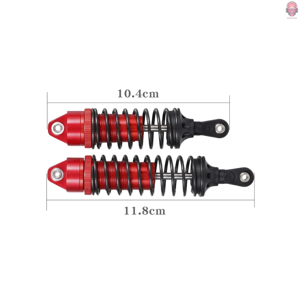 Set 4 Phuộc Giảm Xóc Trước Sau Bằng Nhôm Cho Xe Điều Khiển Từ Xa 1 / 10 Traxxas Slash 4x4 4wd