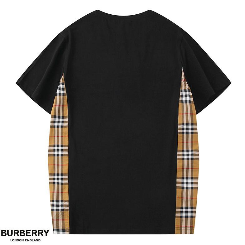 Áo thun unisex tay ngắn họa tiết Burberry thời trang