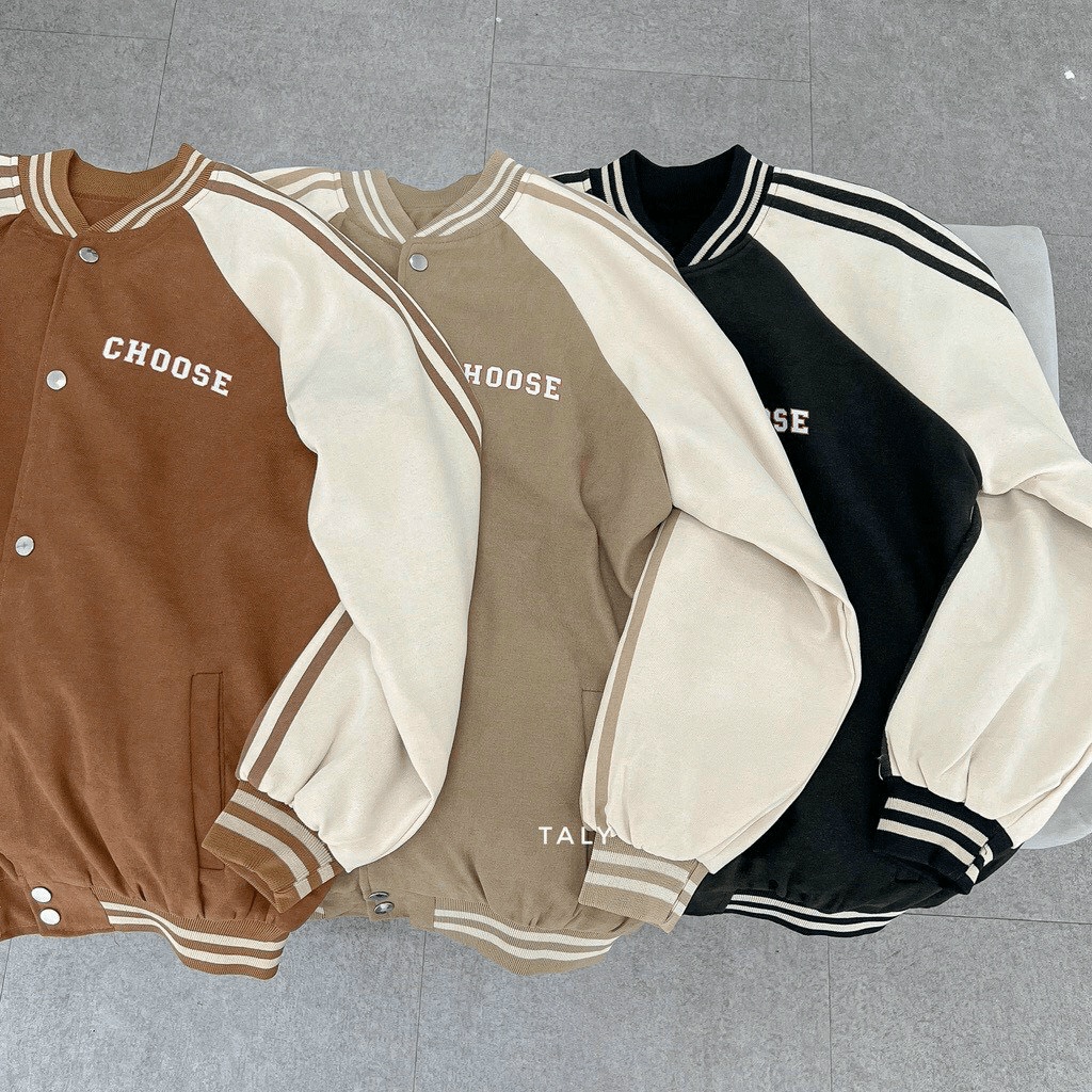 (HCM) Áo Khoác Bomber Da Lộn - Cực Xịn - form rộng dáng đẹp siêu nét , phong cách hàn quốc siêu xịn cho các bạn trẻ KM F