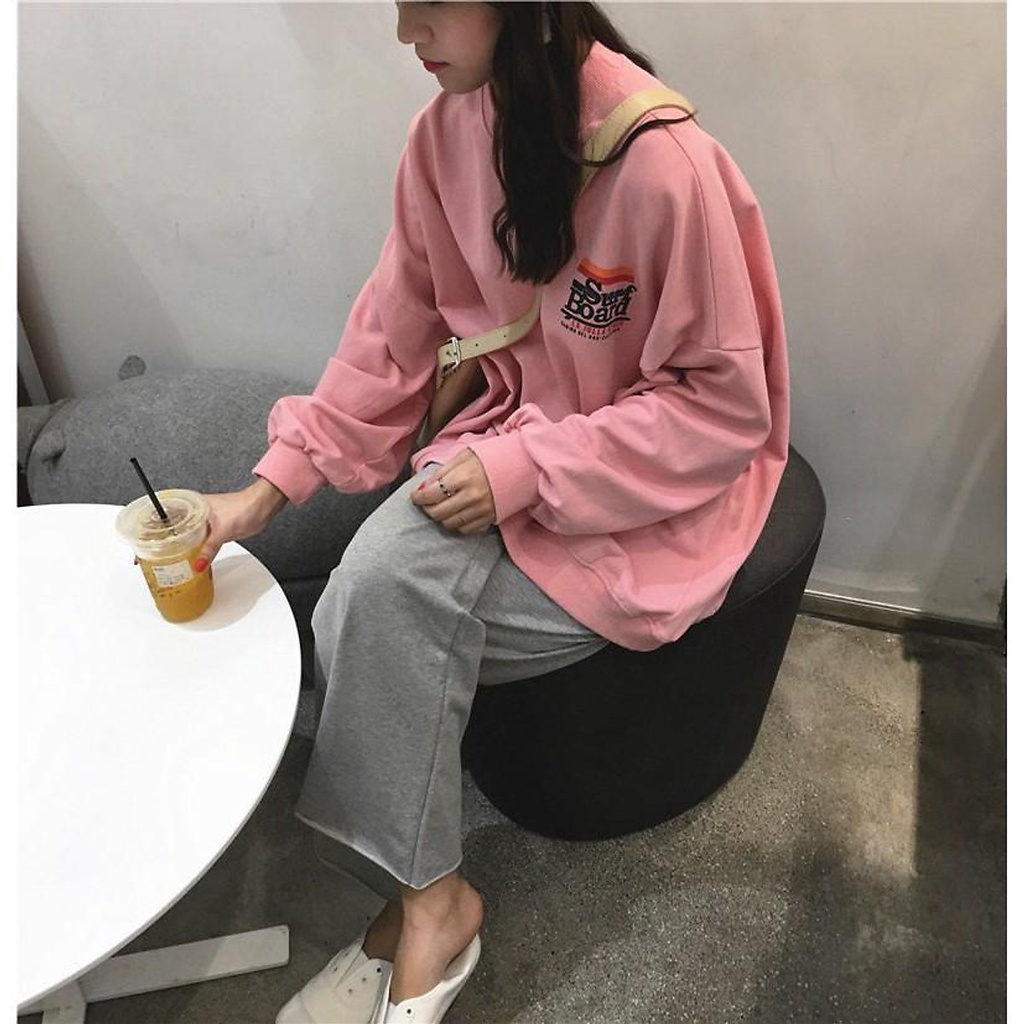 Quần nỉ xám ống rộng nam nữ dáng suông,unisex chất vải cao cấp