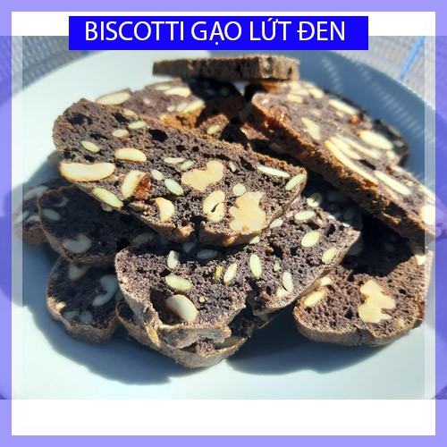 Bánh Biscotti nguyên cám ăn kiêng giảm cân 6 vị đặc biệt 100g