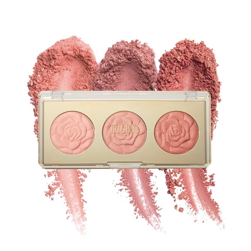 Bảng Phấn Má Hồng 3 Ô Milani Rose Blush Trio Pallate