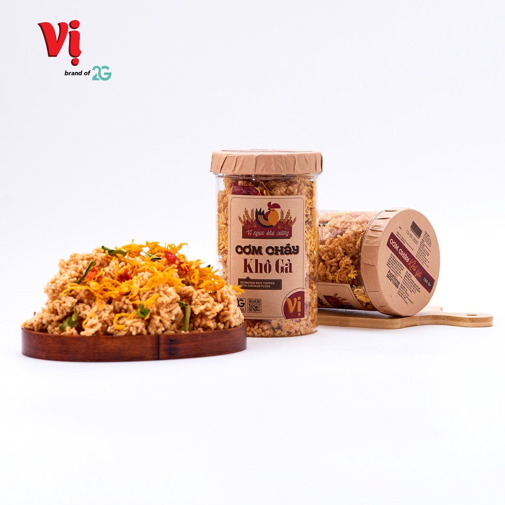 (Combo) 2 Cơm Cháy Khô Gà Vị - Hũ 150g