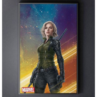 TRANH CANVAS SIÊU ANH HÙNG MARVEL treo tường in theo yêu cầu - BLACK WIDOW