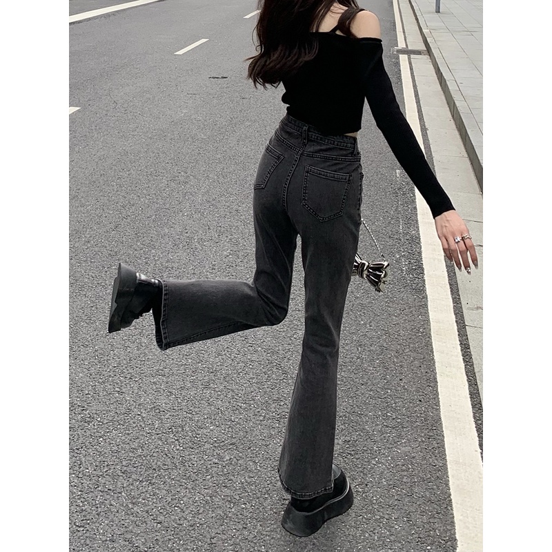 Quần denim lưng cao dáng ôm co giãn thời trang trẻ trung 49008 | BigBuy360 - bigbuy360.vn