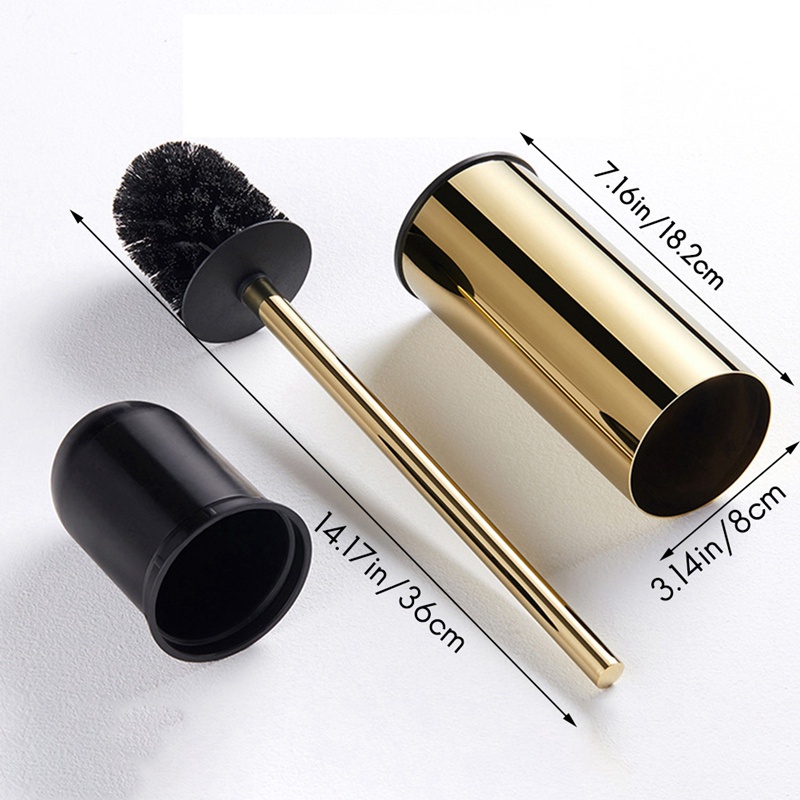 Bàn Chải Chà Bồn Cầu Kèm Giá Đỡ Bằng Thép Không Gỉ Tiện Dụng