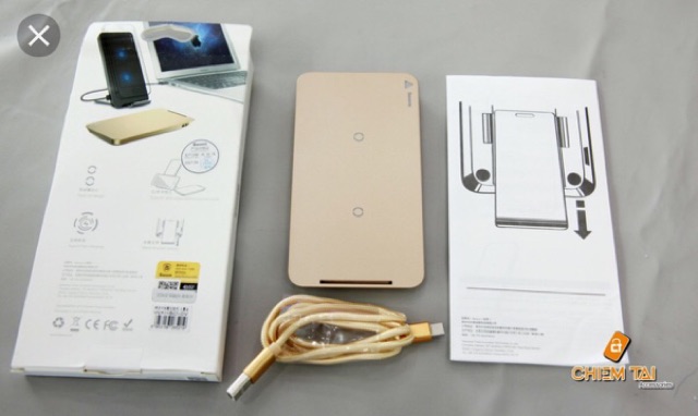 Đế sạc nhanh không dây đa năng Baseus LV256 cho Apple iPhone 8/ iPhone X / Samsung S8/ S9/ Note 8/ Note 9 Chính hãng