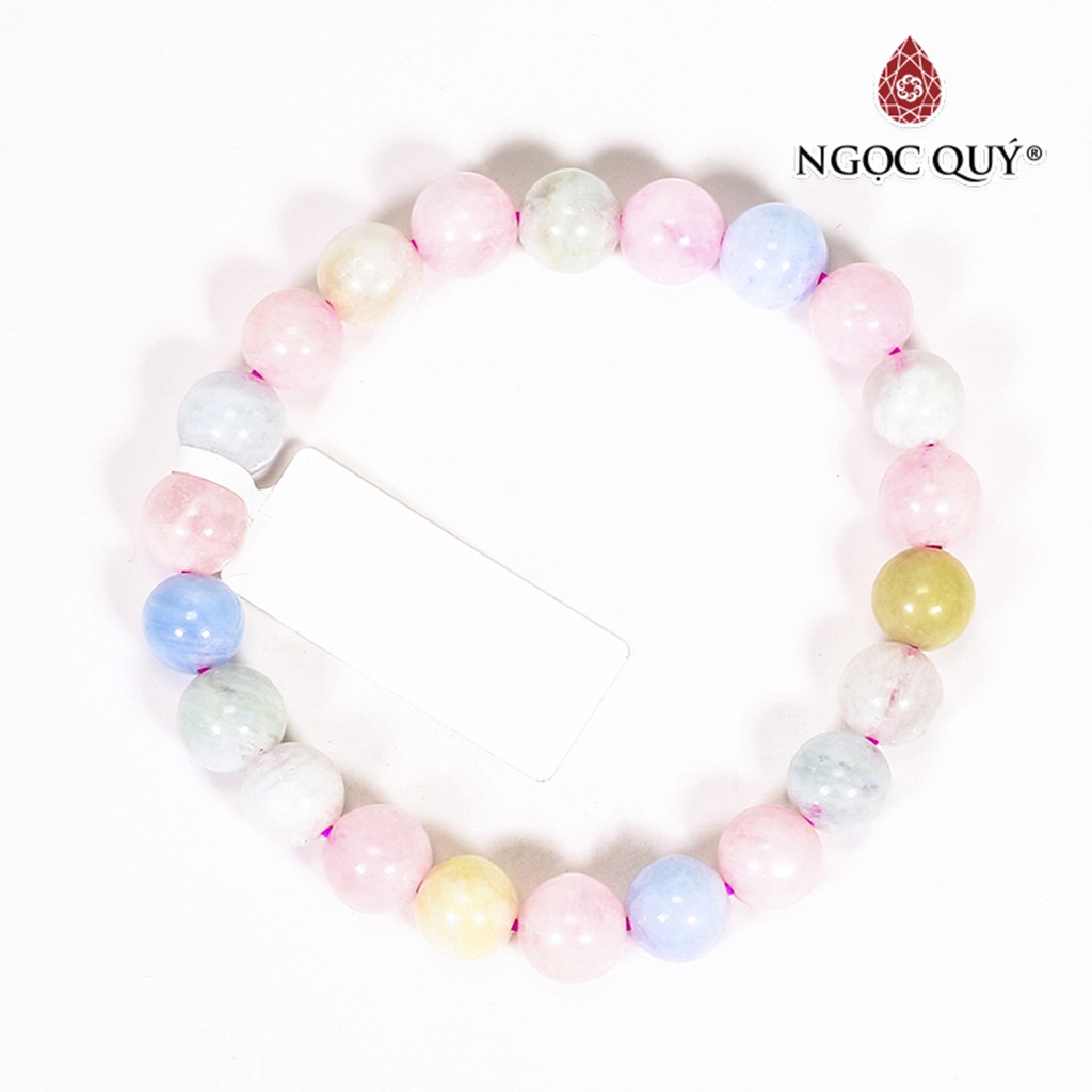 Vòng tay đá beryl đa sắc - Ngọc Quý