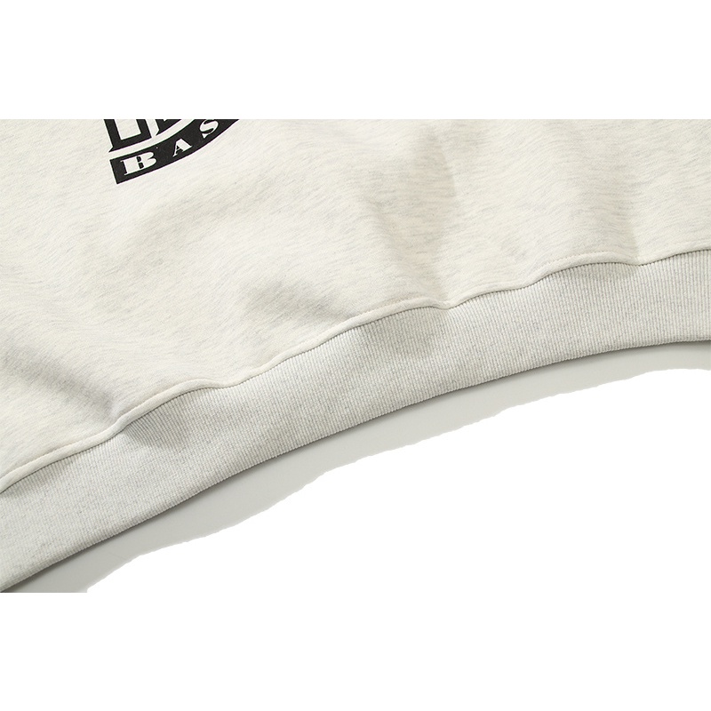 [ Mã 12FASHIONSALE1 giảm 10K đơn 50K ] Áo nỉ tay dài cổ tròn họa tiết in chữ thời trang cho nam và nữ | BigBuy360 - bigbuy360.vn