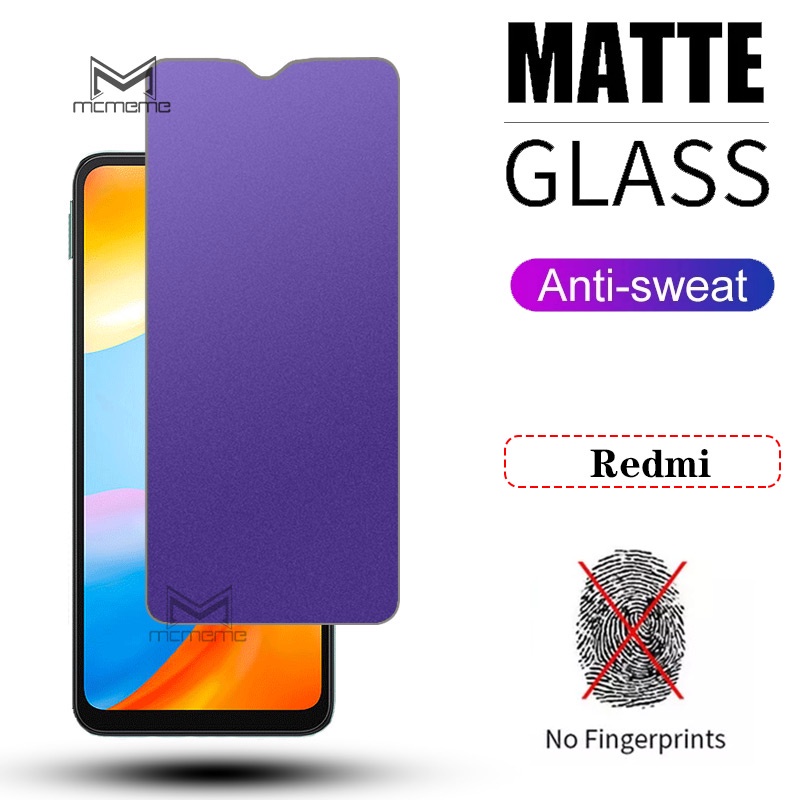 Kính cường lực chống dấu vân tay chống ánh sáng xanh cho Xiaomi Redmi 10 5G 10C 10A 9 9T 9A 9C Note 11 11s 10s 9 9s 8 7 Pro 8A
