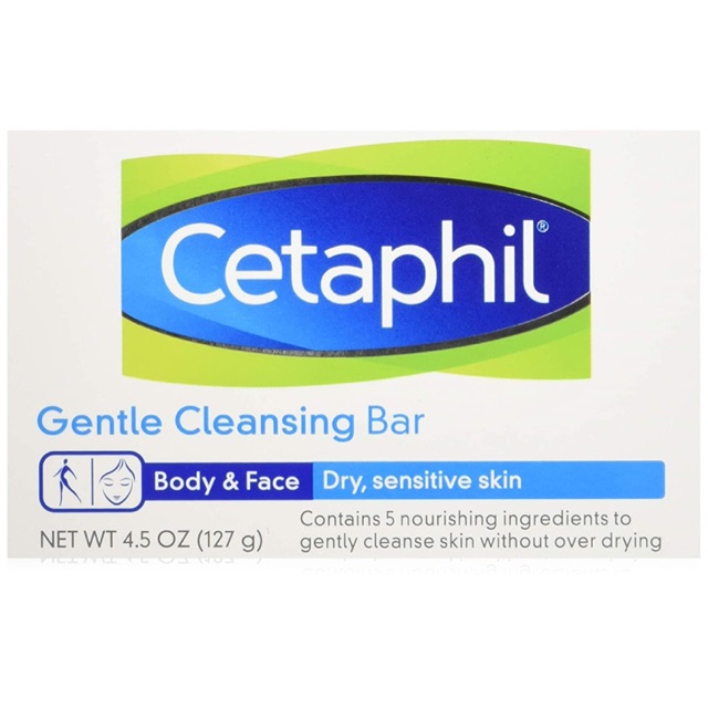 [ New ] Xà phòng dành cho da nhạy cảm Cetaphil Gentle Cleansing Bar 127g