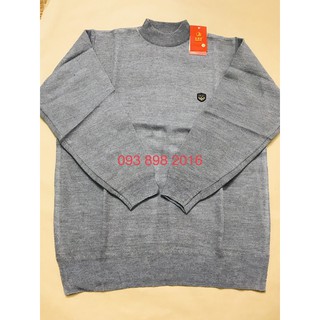 Áo len trơn trung tuổi cho bố